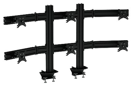 Настольное крепление для 6 мониторов ALG-620