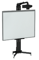 Напольная стойка для интерактивной доски с кронштейном для кф проектора  ALG BRD 4