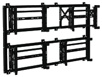 Каркас настенный для видеостены полного выдвижения ALG WMS W PO 2x2