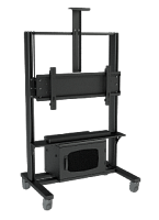 Напольная стойка для ВКС c RACK шкафом на один монитор ALG VCS F14