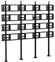 Каркас распорный для видеостены полного выдвижения ALG WMS FC PO 4x4