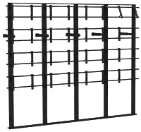 Каркас напольно-настенный для видеостены откидного типа ALG WMS FW IT 4x4